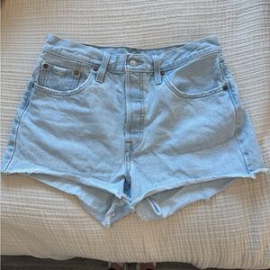 Levi's Blue Jean Shorts Classic Cut-Off Style
